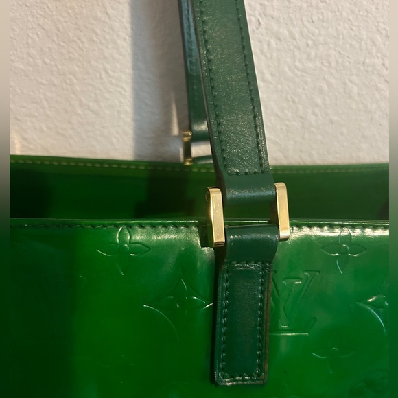 Authentic Louis Vuitton Vernis Columbus bag custom colored green LW1929 - Picture 16 of 16